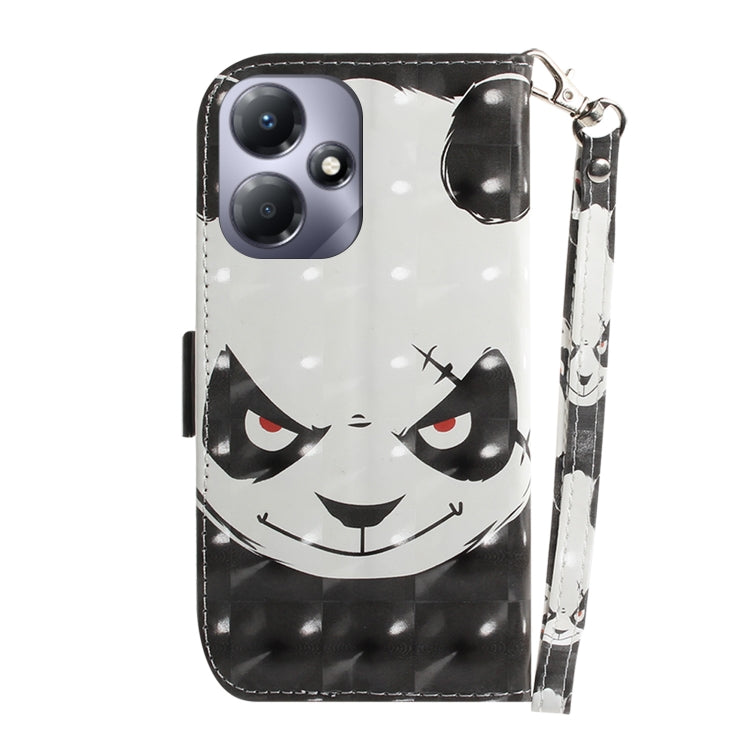 For Infinix Hot 30 Play 3D Colored Horizontal Flip Leather Phone Case(Angry Bear) - free shipping - PMC Jewellery - Order now!