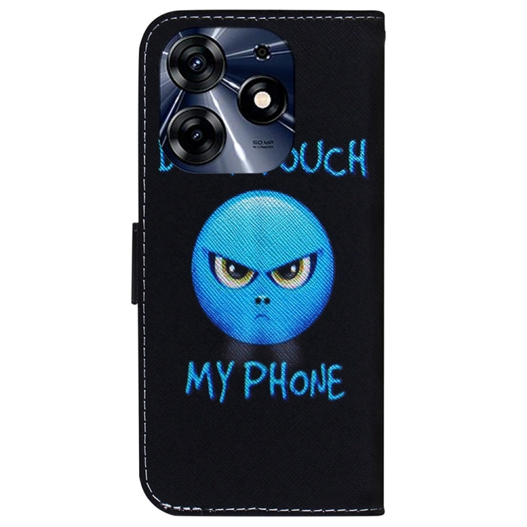For Tecno Spark 10 Pro Coloured Drawing Flip Leather Phone Case(Anger) - free shipping - PMC Jewellery - Order now!