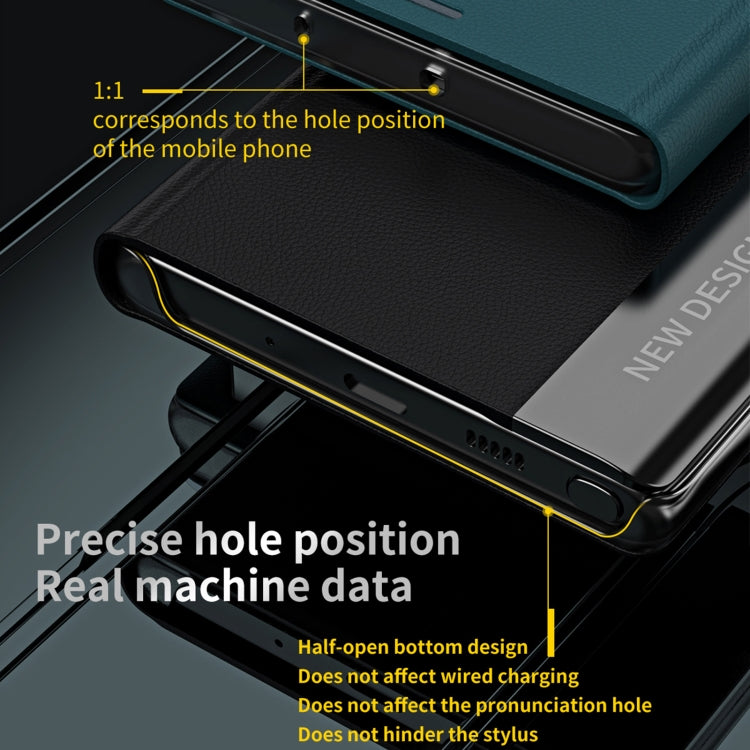 For Xiaomi Poco F5 Pro Side Side Electroplated Magnetic Leather Phone Case(Yellow)