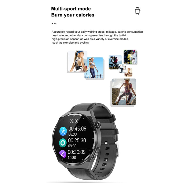 TK20 1.39 inch IP68 Water-resistant Silicone Band Smart Watch Supports ECG / Remote Families Care / Body Temperature Monitoring(Black)
