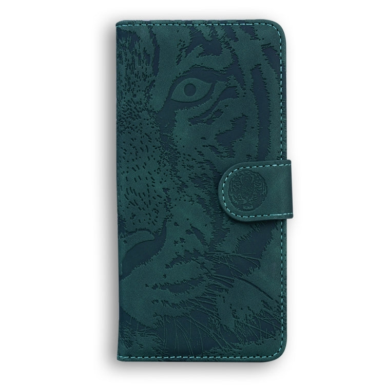 For Infinix Note 30 Tiger Embossing Pattern Flip Leather Phone Case(Green) - free shipping - PMC Jewellery - Order now!