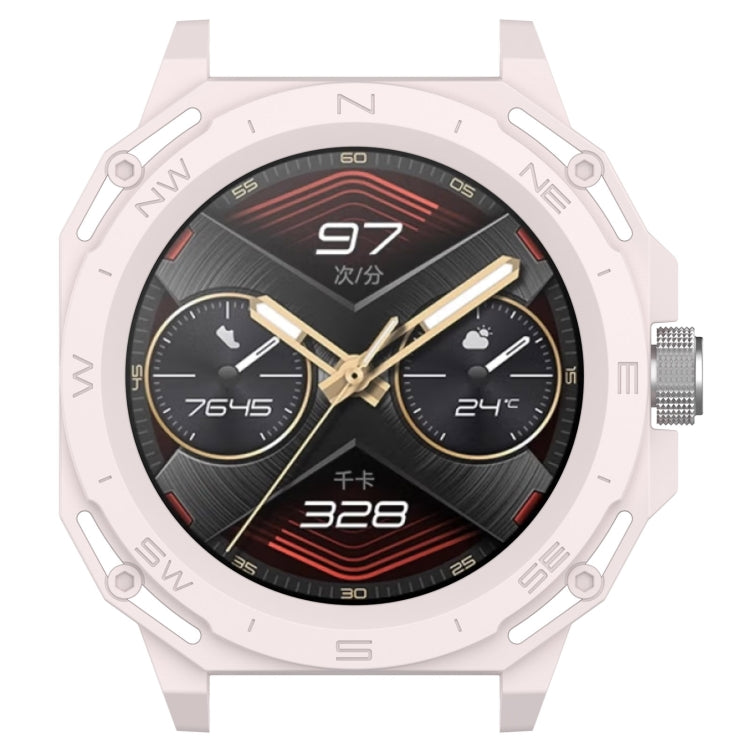 For Huawei Watch GT Cyber Armor Hollow Watch Protective Case(Pink)