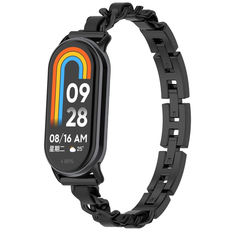 For Xiaomi Mi Band 8 Bracelet Replacement Watch Band(Black)