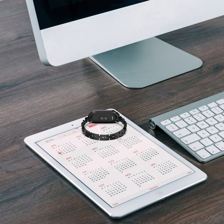 For Xiaomi Mi Band 8 Bracelet Replacement Watch Band(Rose Gold) - Watch Bands by PMC TechLife | Online Shopping South Africa | PMC TechLife