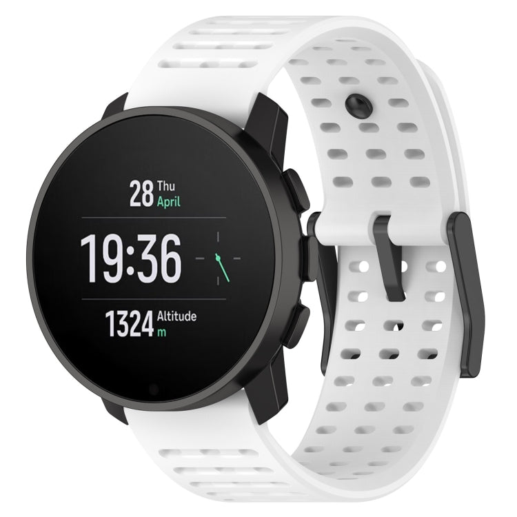 For Suunto 9 Peak Pro / Suunto Vertical Silicone Replacement Watch Band(White) - by PMC Jewellery | Online Shopping South Africa | PMC Jewellery