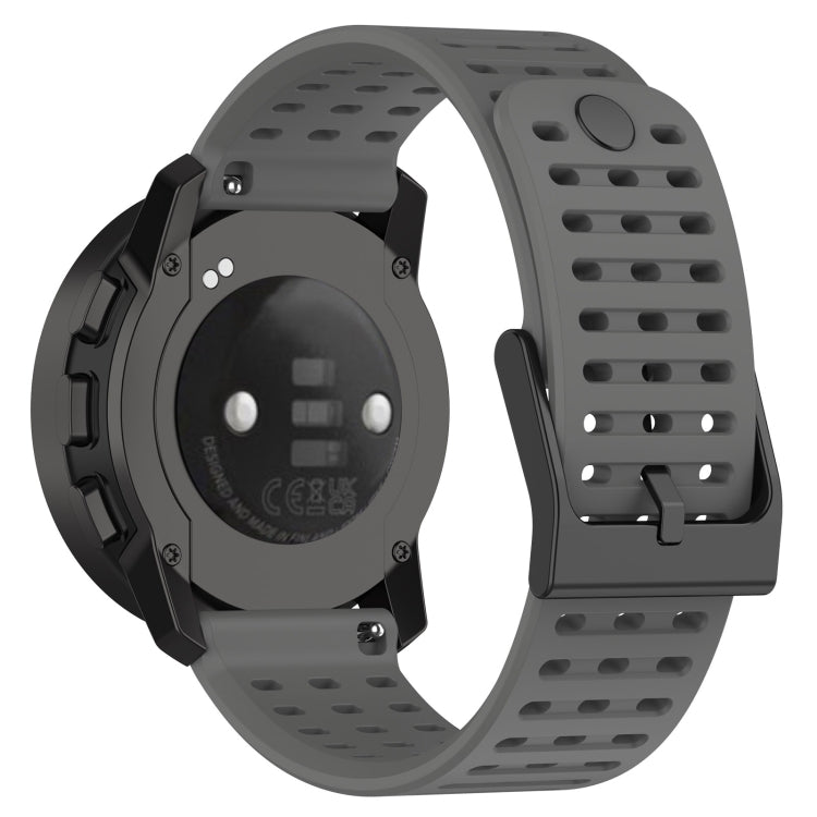 For Suunto 9 Peak Pro / Suunto Vertical Silicone Replacement Watch Band(Grey) - by PMC Jewellery | Online Shopping South Africa | PMC Jewellery