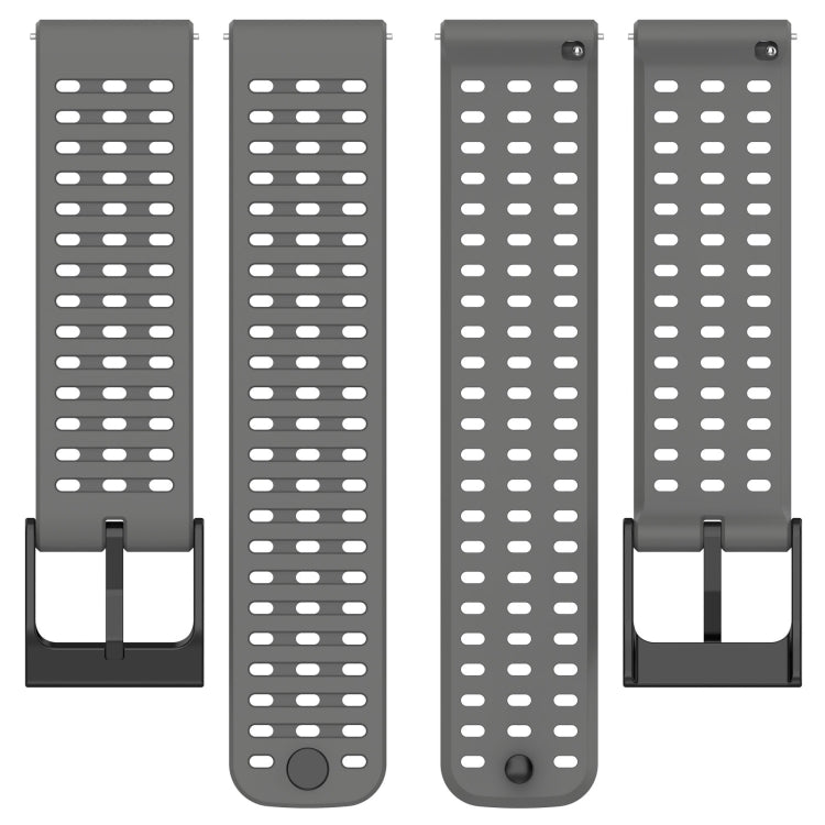 For Suunto 9 Peak Pro / Suunto Vertical Silicone Replacement Watch Band(Grey) - by PMC Jewellery | Online Shopping South Africa | PMC Jewellery