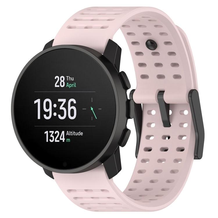 For Suunto 9 Peak Pro / Suunto Vertical Silicone Replacement Watch Band(Light Pink)