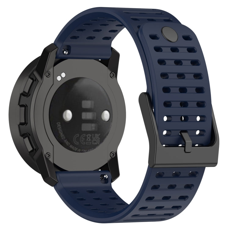 For Suunto 9 Peak Pro / Suunto Vertical Silicone Replacement Watch Band(Midnight Blue)