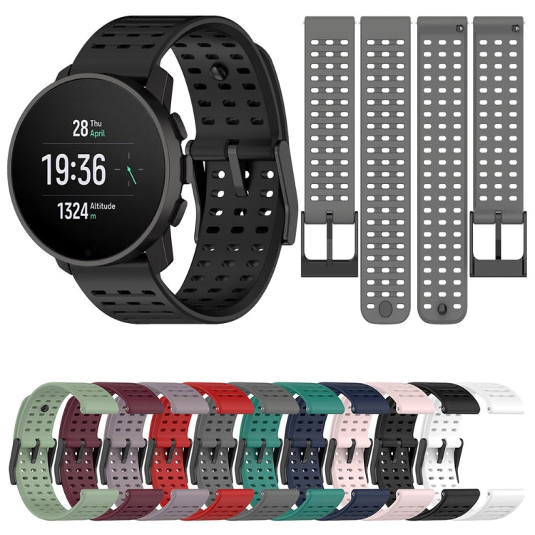 For Suunto 9 Peak Pro / Suunto Vertical Silicone Replacement Watch Band(White) - by PMC Jewellery | Online Shopping South Africa | PMC Jewellery