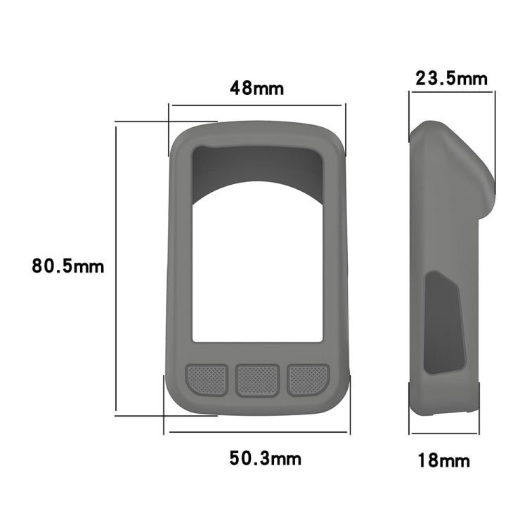 For Wahoo Elemnt Bolt V2 WFCC5 Stopwatch Silicone Protective Case(Red)