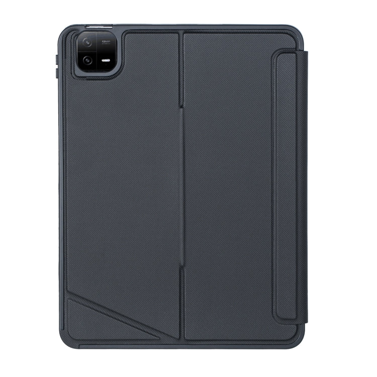 For Xiaomi Pad 6 / Pad 6 Pro T0N7-AS Detachable Pen Slot Touchpad Backlight Bluetooth Keyboard Leather Tablet Case(Black) - by PMC Jewellery | Online Shopping South Africa | PMC Jewellery