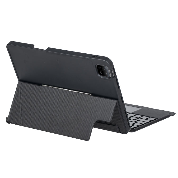 For Xiaomi Pad 6 / Pad 6 Pro T0N7-AS Detachable Pen Slot Touchpad Backlight Bluetooth Keyboard Leather Tablet Case(Black) - by PMC Jewellery | Online Shopping South Africa | PMC Jewellery