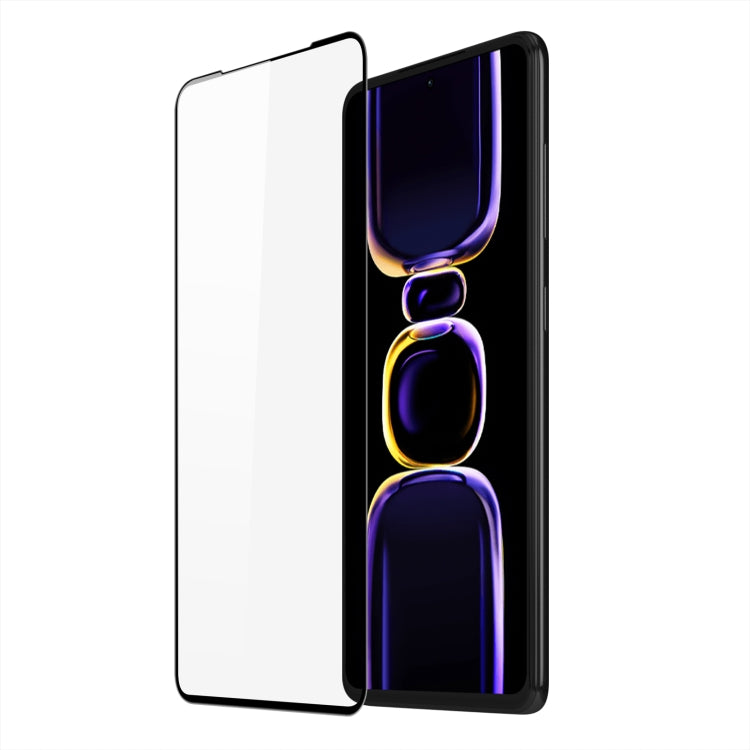 For Xiaomi Poco F5 Pro / K60 / K60 Pro 10pcs DUX DUCIS 0.33mm 9H Medium Alumina Tempered Glass Film