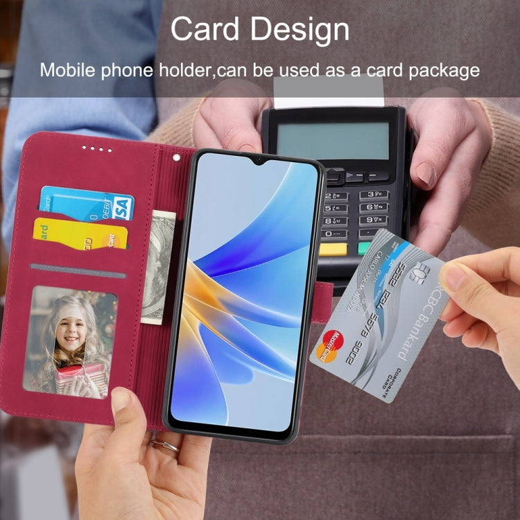 For Xiaomi Redmi Note 13 Pro+ Dierfeng Dream Line TPU + PU Leather Phone Case(Red) - by PMC TechLife | Online Shopping South Africa | PMC TechLife | Buy Now Pay Later Mobicred