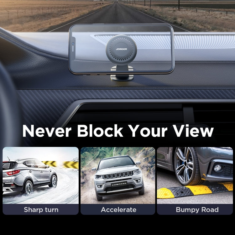 JOYROOM JR-ZS356 Center Console Magnetic Car Phone Holder(Black) - Car Holders by JOYROOM | Online Shopping South Africa | PMC TechLife