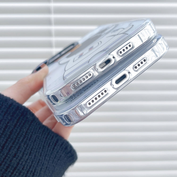 For iPhone 14 Plus Astronaut Pattern Shockproof PC Protective Phone Case(White with Telescope) - free shipping - PMC TechLife - Order now!