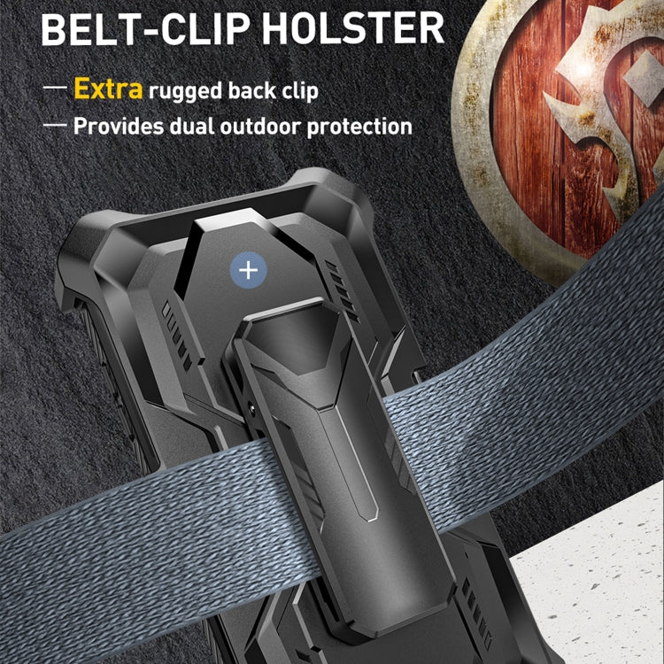 For Samsung Galaxy S22+ 5G Armor Series Holder Phone Case with Back Clip(Purple) - free shipping - PMC TechLife - Order now!