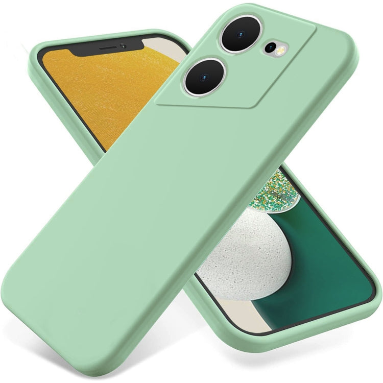 For Tecno Pova 5 Pure Color Liquid Silicone Shockproof Phone Case(Green) - free shipping - PMC Jewellery - Order now!