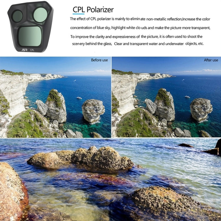 For DJI Mavic 3 Pro JSR GB 3 in 1 CPL ND8 ND16 Lens Filter - free shipping - PMC Jewellery - Order now!