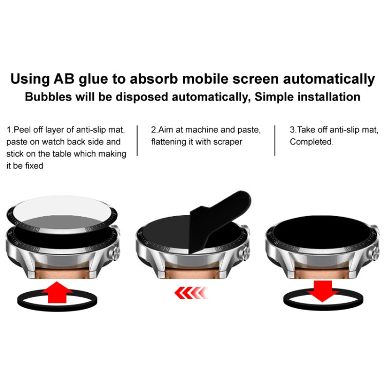 For Garmin Instinct 2X IMAK Plexiglass HD Watch Protective Film