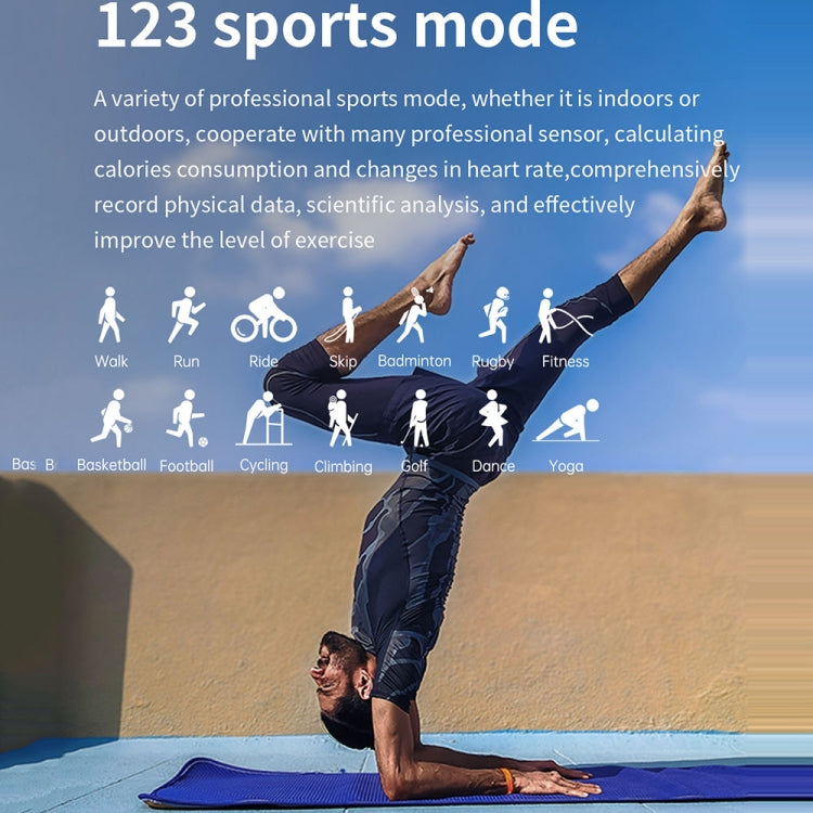 T19 Pro 1.96 inch IP67 Waterproof Silicone Band Smart Watch, Supports Dual-mode Bluetooth Call / Heart Rate Monitoring(Black) - Smart Watches by PMC TechLife | Online Shopping South Africa | PMC TechLife