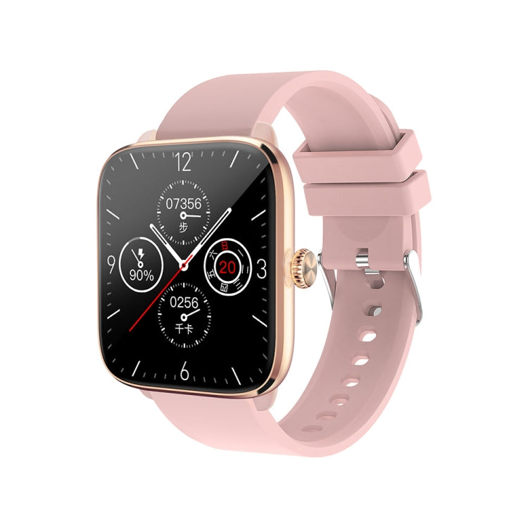T20 1.96 inch IP67 Water-resistant Silicone Band Smart Watch, Supports Dual-mode Bluetooth Call / Heart Rate Monitoring(Pink)