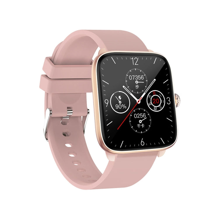 T20 1.96 inch IP67 Water-resistant Silicone Band Smart Watch, Supports Dual-mode Bluetooth Call / Heart Rate Monitoring(Pink)