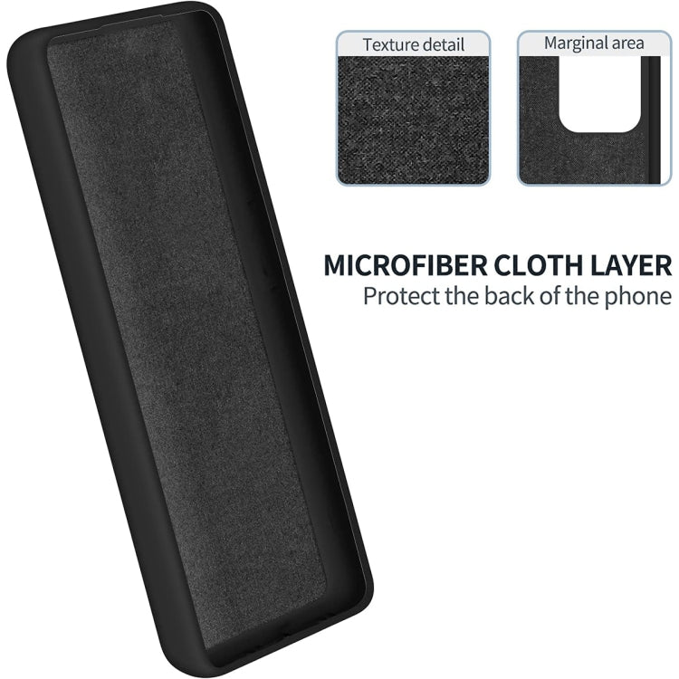 For Sony Xperia 10 V Pure Color Liquid Silicone Shockproof Phone Case(Black) - Sony Cases by PMC Jewellery | Online Shopping South Africa | PMC Jewellery | Buy Now Pay Later Mobicred
