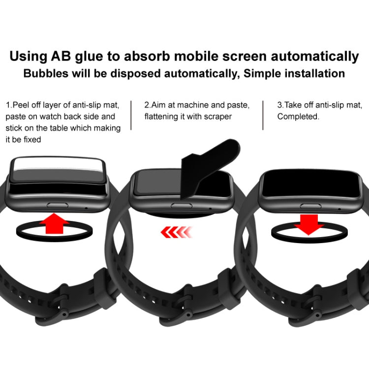 For COLMi C60 Smartwatch IMAK Plexiglass HD Watch Protective Film