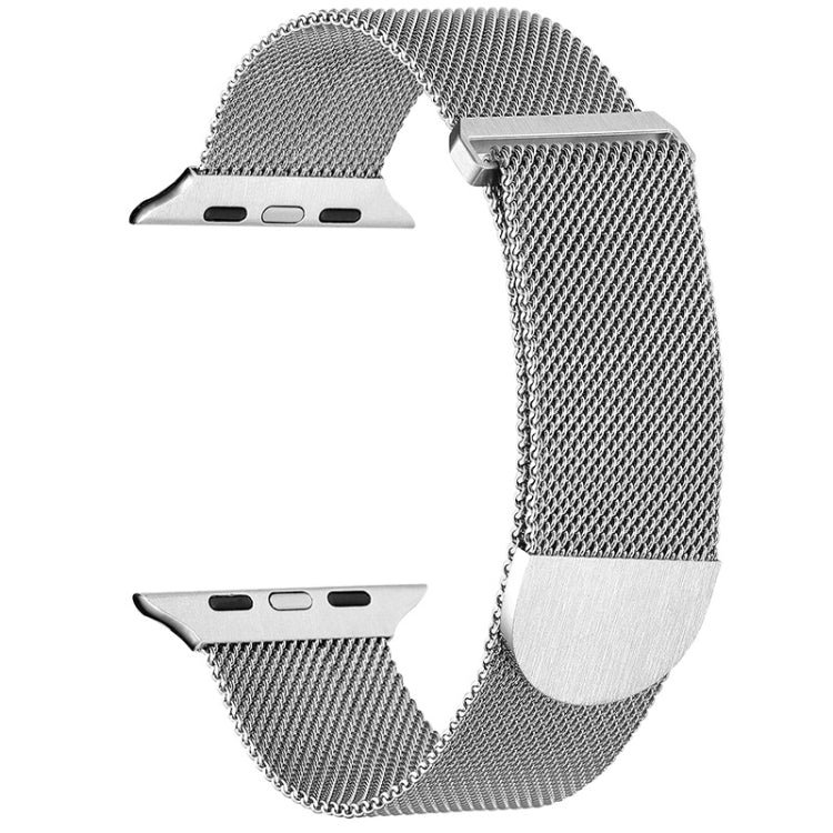 For Apple Watch 8 41mm Milanese Metal Magnetic Watch Band(Silver) - Watch Bands by PMC TechLife | Online Shopping South Africa | PMC TechLife