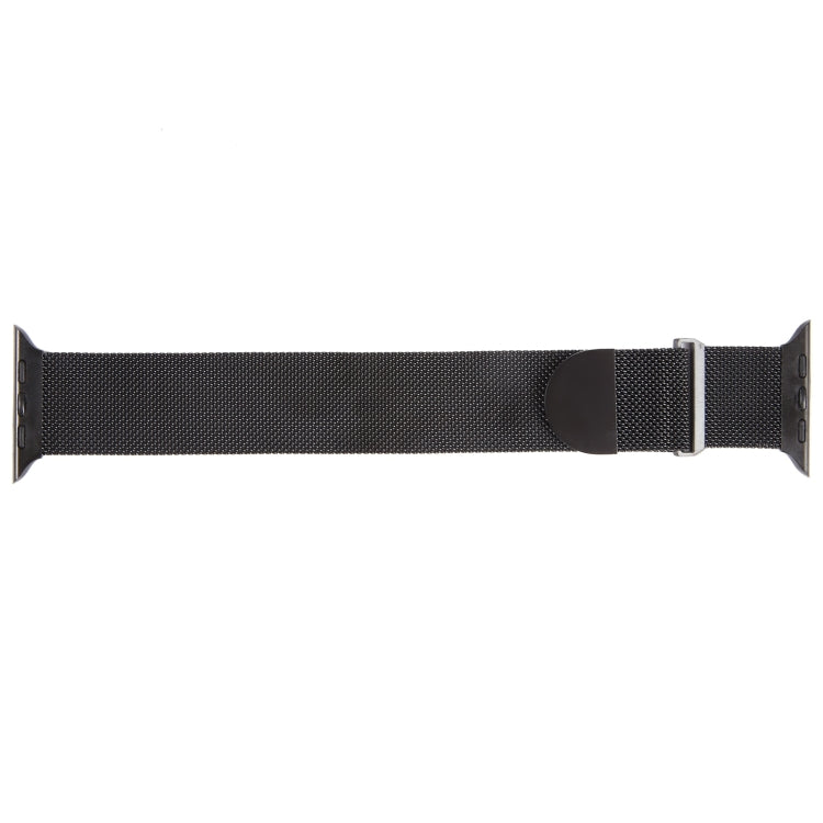 For Apple Watch 9 41mm Milanese Metal Magnetic Watch Band(Black)