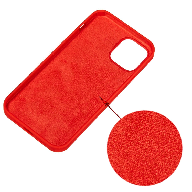 For iPhone 15 Pro Max Solid Color Silicone Phone Case(Red)