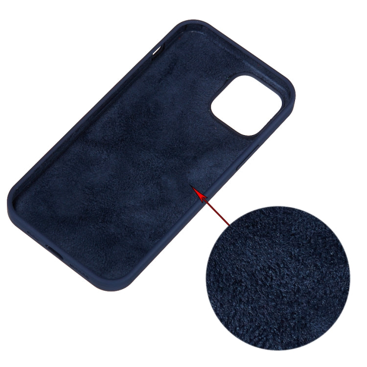 For iPhone 15 Pro Max Solid Color Silicone Phone Case(Midnight Blue)