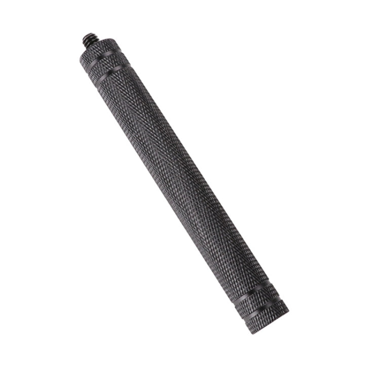Diamond Texture Aluminum Alloy Extension Rod Tube(Black) - Others by PMC Jewellery | Online Shopping South Africa | PMC Jewellery