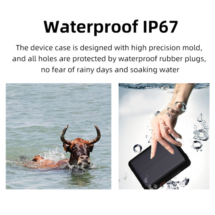 V44 Solar Energy Waterproof Cattle and Sheep GPS Tracker - Personal Tracker by PMC Jewellery | Online Shopping South Africa | PMC Jewellery | Buy Now Pay Later Mobicred