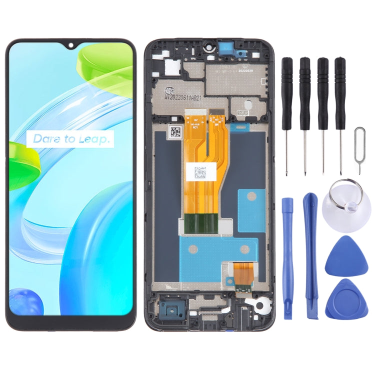 OEM LCD Screen For Realme C30 Digitizer Full Assembly with Frame