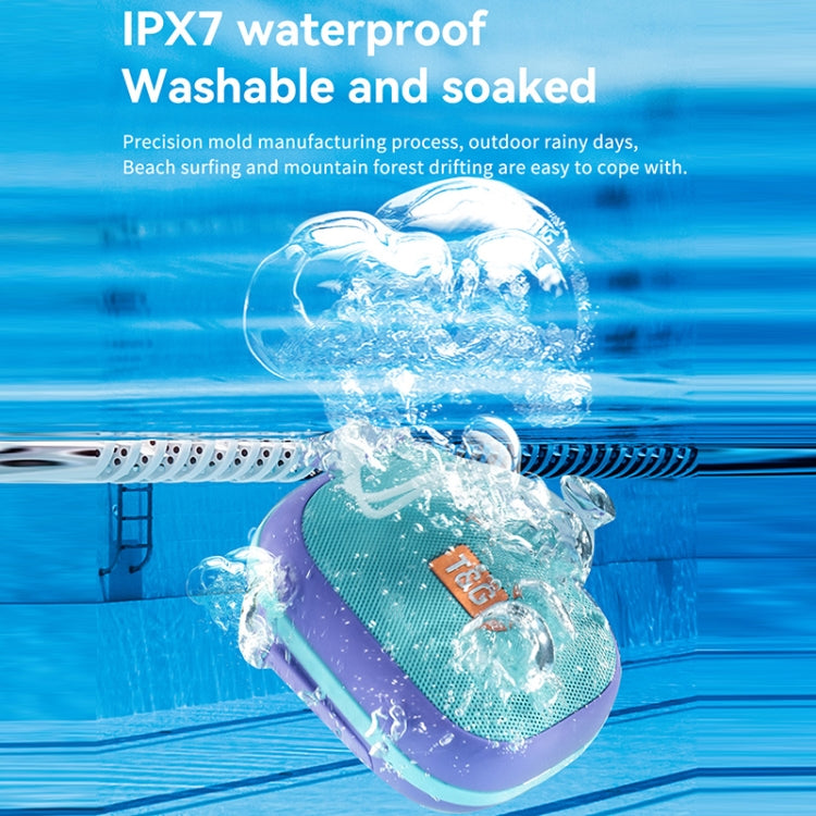 T&G TG-394 Outdoor TWS Wireless Bluetooth IPX7 Waterproof Speaker(Blue) - Mini Speaker by T&G | Online Shopping South Africa | PMC TechLife | Buy Now Pay Later Mobicred
