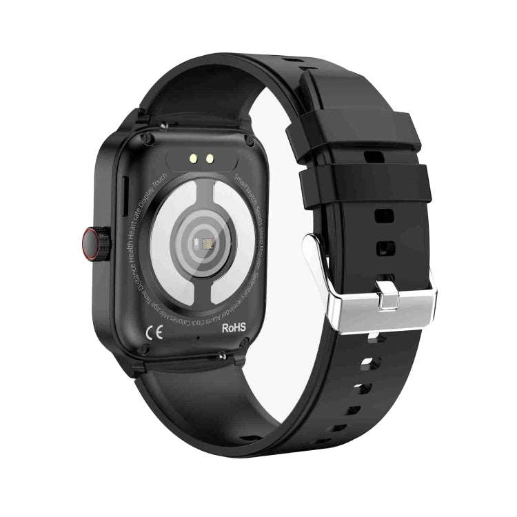 ET540 1.91 inch IP67 Water-resistant Silicone Band Smart Watch, Support ECG / Non-invasive Blood Glucose Measurement(Black)
