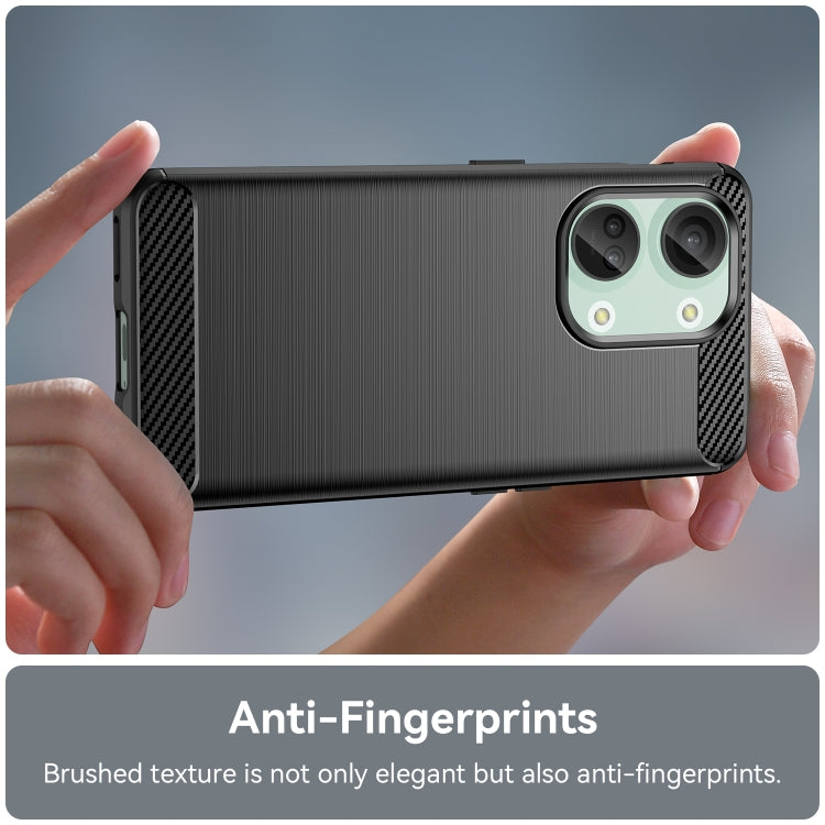 For OnePlus Nord 3 Brushed Texture Carbon Fiber TPU Phone Case(Black) - free shipping - PMC Jewellery - Order now!