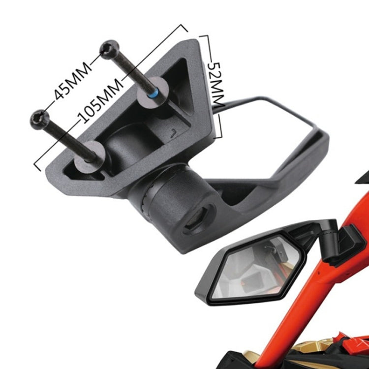 For Can-Am BRP UTV Maverick X3 Off-Road Vehicle Rearview Mirror, Model:UTV-17B Upgrade
