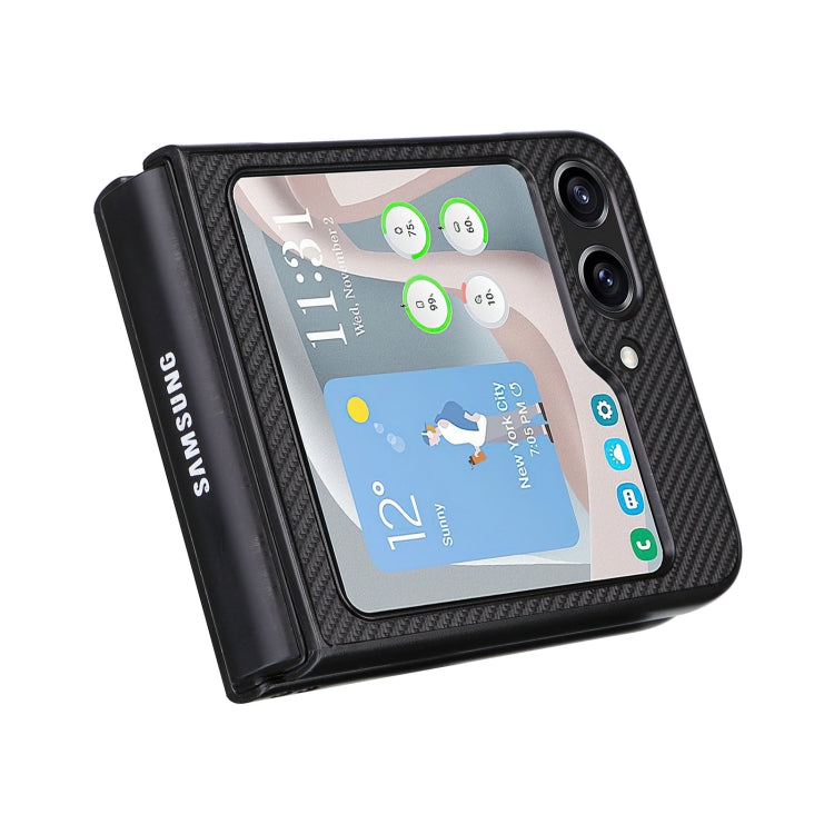 For Samsung Galaxy Z Flip5 5G PU Leather PC Phone Case(Black) - free shipping - PMC TechLife - Order now!