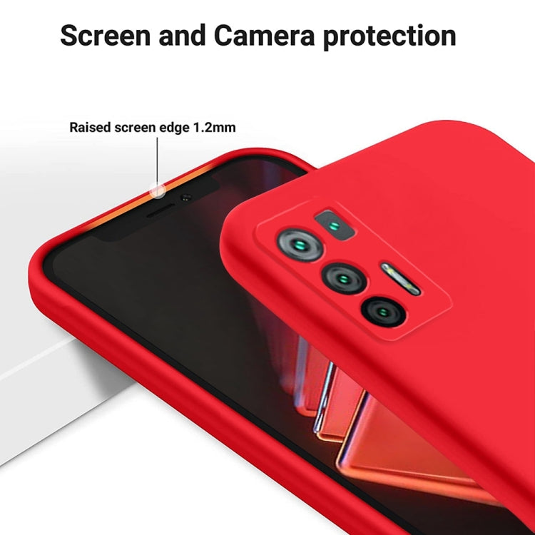 For Hisense Infinity H50S 5G Pure Color Liquid Silicone Shockproof Phone Case(Red) - More Brand by PMC Jewellery | Online Shopping South Africa | PMC Jewellery | Buy Now Pay Later Mobicred