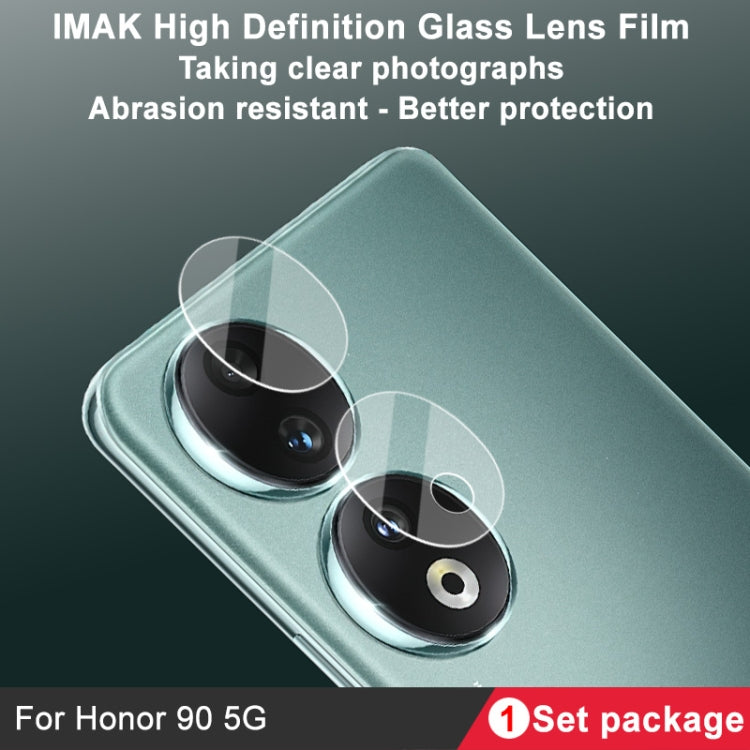 For Honor 90 5G IMAK Rear Camera Glass Lens Film, 1 Set Package - free shipping - PMC Jewellery - Order now!