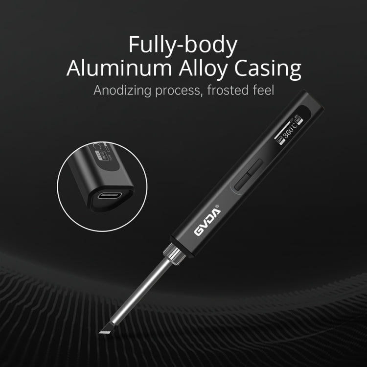 GVDA GD300 Intelligent Internal Heating Digital Display Constant Temperature Maintenance Electric Soldering Iron with 65W Charger + Stand Set