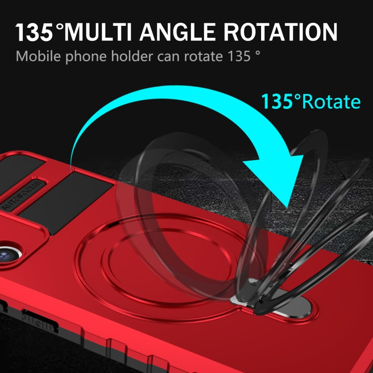 For Samsung Galaxy S21 FE 5G MagSafe Magnetic Holder Phone Case(Red) - free shipping - PMC TechLife - Order now!