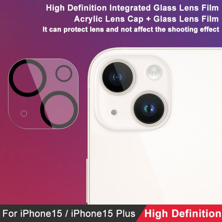 For iPhone 15 / 15 Plus imak High Definition Integrated Glass Lens Film