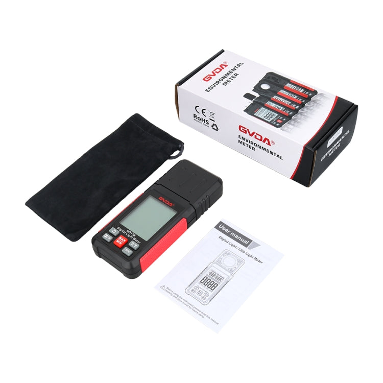 GVDA GD158 200000Lux Digital Light Meter Tester Brightness Photometer - free shipping - PMC Jewellery - Order now!