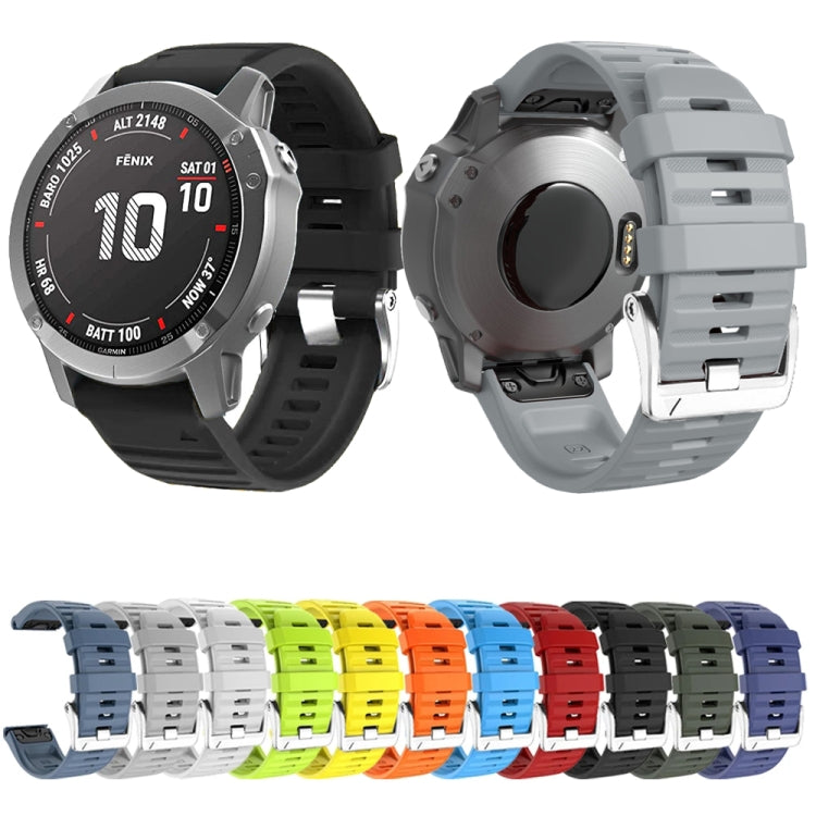 Compatible with Garmin Compatible witherunner 965 / 955 / 945 / 935 Screw Silver Steel Buckle Silicone Watch Band(Black) - free shipping - PMC TechLife - Order now!