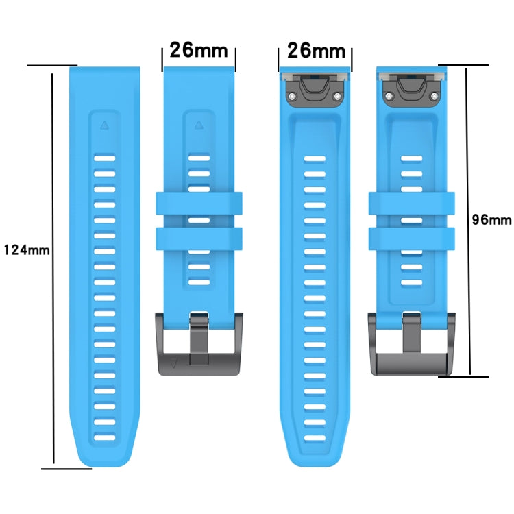 Compatible with Garmin Enduro 2 Solid Color Silicone Watch Band(Dark Blue) - free shipping - PMC TechLife - Order now!